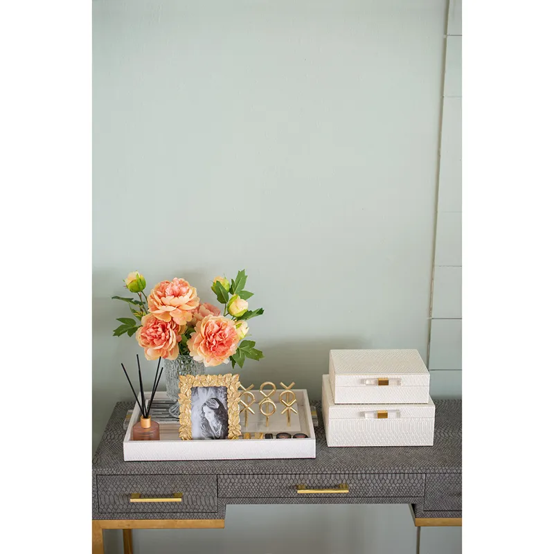 Marble &amp; Gold Tic Tac Toe