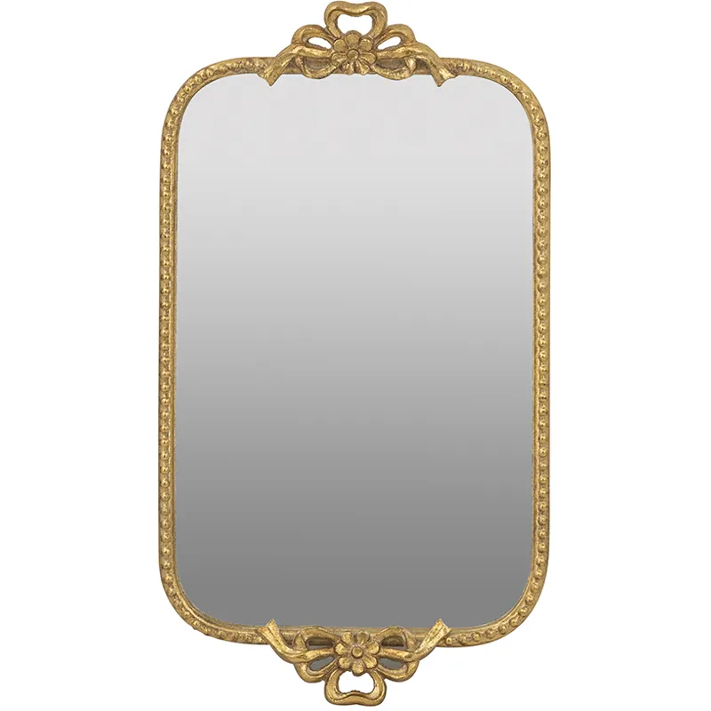 Ornate Gold Mirror Tray