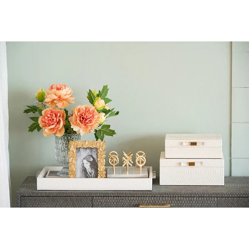 Marble &amp; Gold Tic Tac Toe
