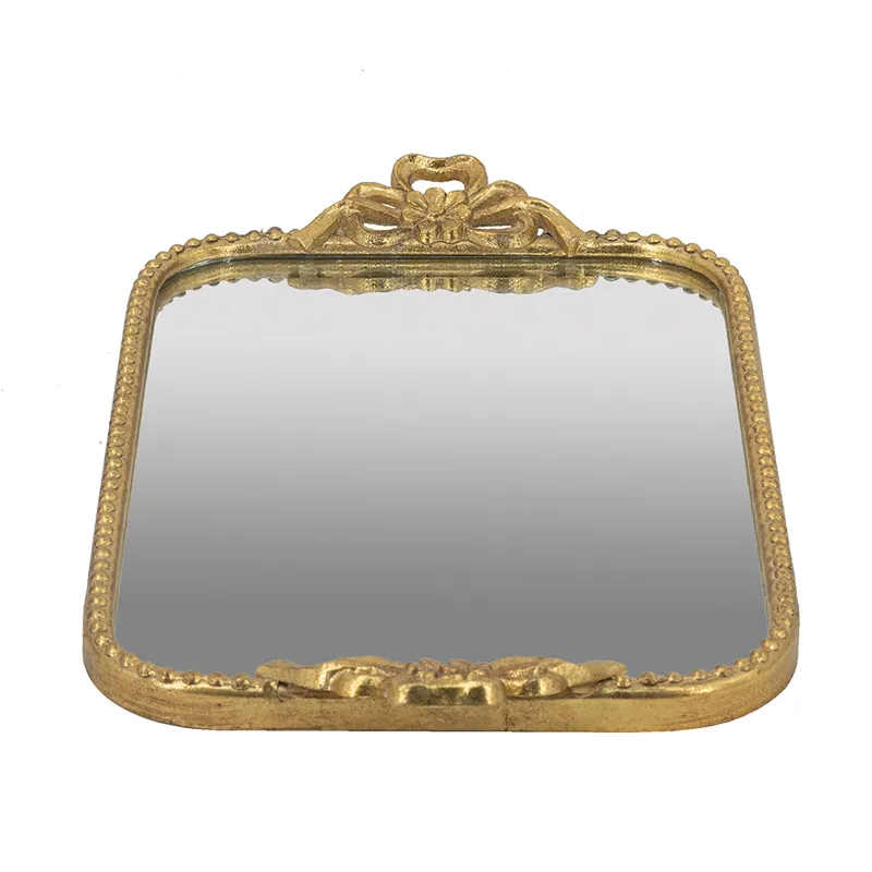 Ornate Gold Mirror Tray