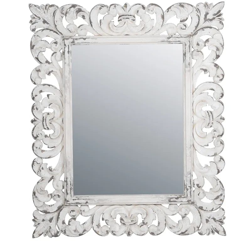 Antique White Mirror