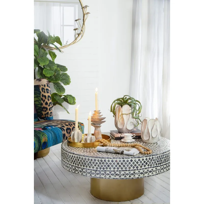 6'' Bloom Grey Cement Planter
