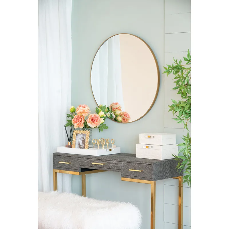 Marble &amp; Gold Tic Tac Toe