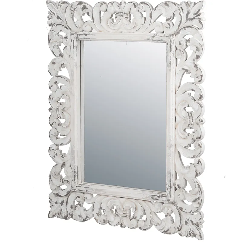 Antique White Mirror