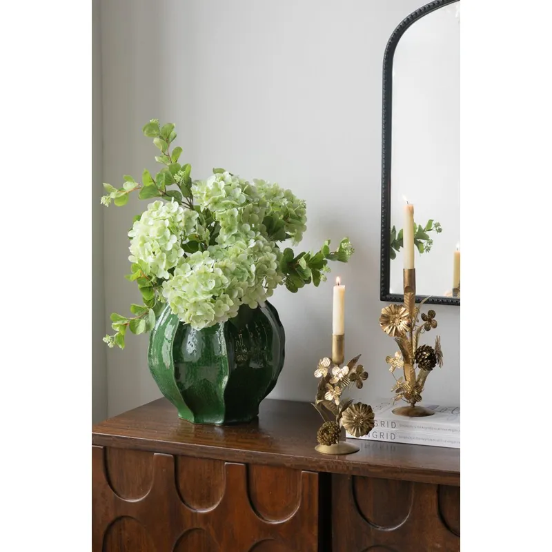 Green Ceramic Vase