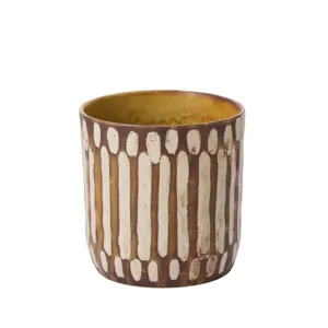 Anselm Pot, Brown - 6.25"x 6.5"