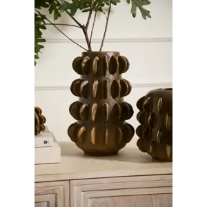 Millay Vase, Brown - 8.25"x 12.25"