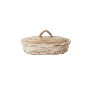 Sycamore Lidded Dish - 12.25"x 8.5"x 5.5"