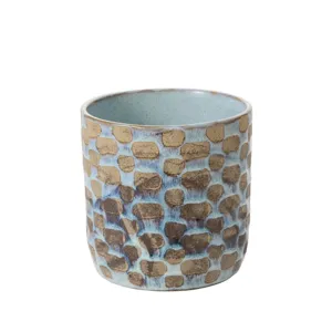 Anselm Pot, Blue - 6.25"x 6.5"