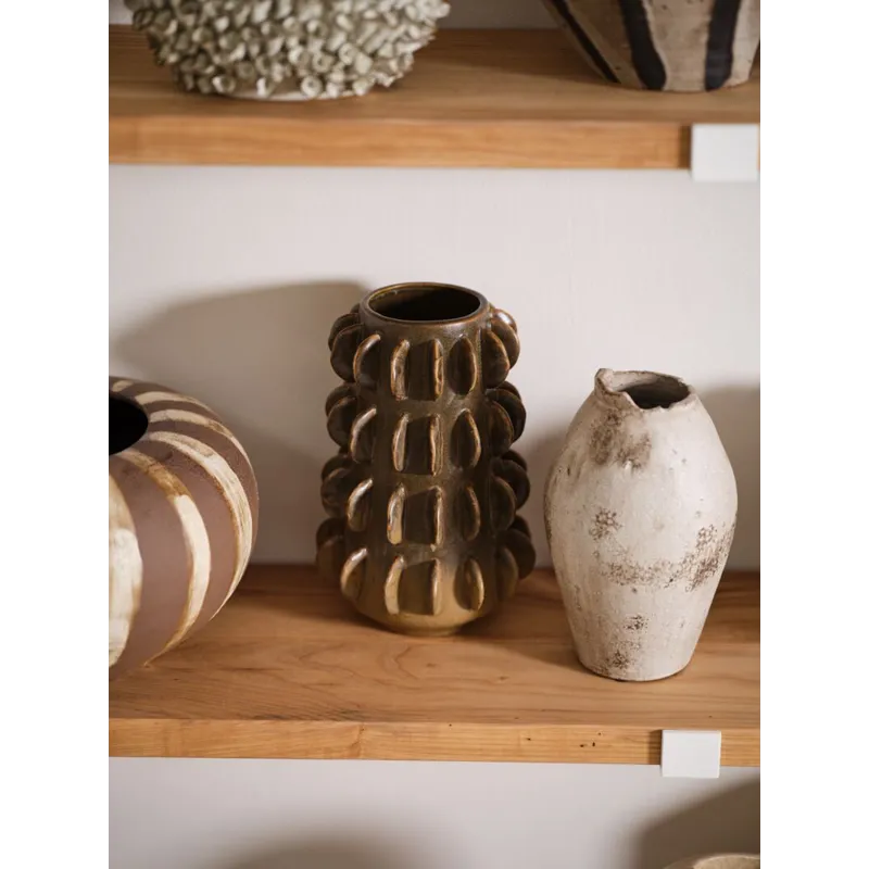 Millay Vase, Brown - 8.25"x 12.25"