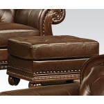 Anondale Top+Split Leather Ottoman