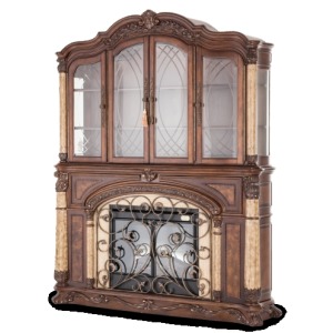 Fireplace w/Curio Top (3 pc)