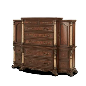 6 Drawer Chest with Left and Right Piers