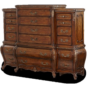 6 Drawer Chest w/Side Piers (4 pc)