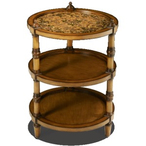 3-Tier Round Accent Tables Small