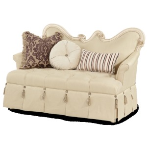 Wood Trim Settee - Opt2