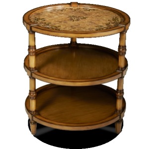 3-Tier Round Accent Tables Large
