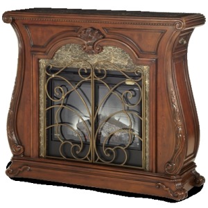 Fireplace with Electric Insert