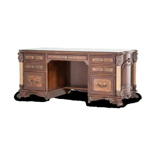 Desk w/Glass Top (2 pc)