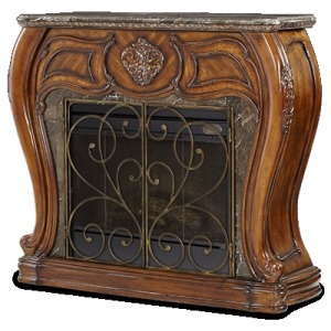 Fireplace with Electric Insert (3 pc)
