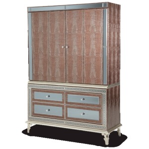 Amazing Gator Media Cabinet (2 pc)