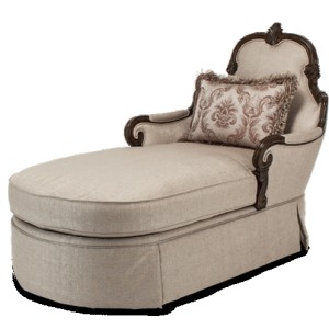 Platine de Royale Wood Trim Chaise - Lt Espresso