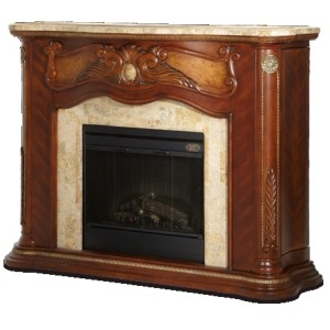 Fireplace w/Electric Insert