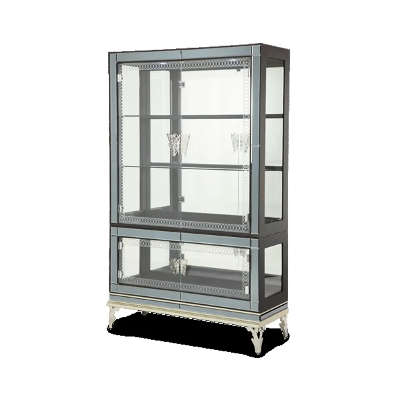 Caviar Curio with Glass Doors (2 pc)