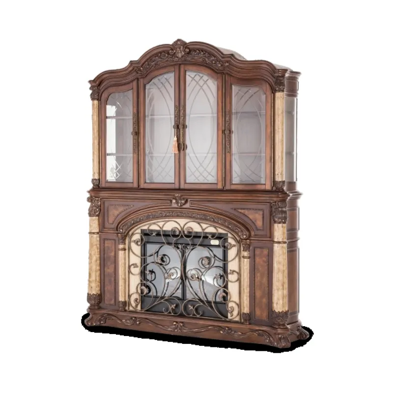 Fireplace w/Curio Top (3 pc)