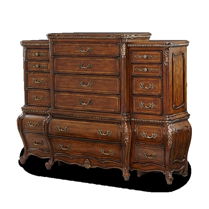 6 Drawer Chest w/Side Piers (4 pc)