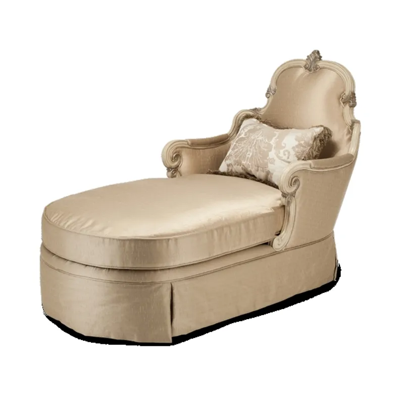 Platine de Royale Wood Trim Chaise - Champagne
