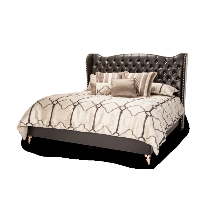 Hollywood Loft Eastern King Bed Ganache