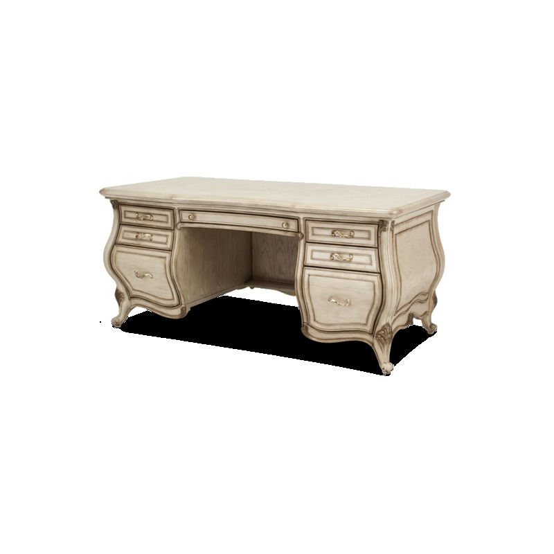 Platine De Royale Desk Champagne By Aico 09207 201 Darbys Big Platine De Royale Desk Champagne
