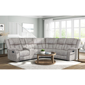 3 PC Sectional - Lux Pewter