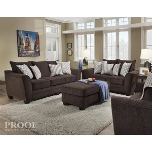 Freefall Chocolate Ottoman