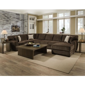 Ultimate Chocolate 3pc Sectional