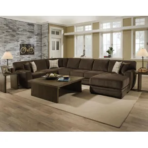 Ultimate Chocolate 3pc Sectional