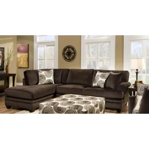 Groovy Chocolate 2 PC Sectional