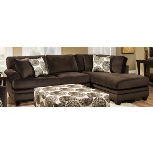 Groovy Chocolate 2 PC Sectional