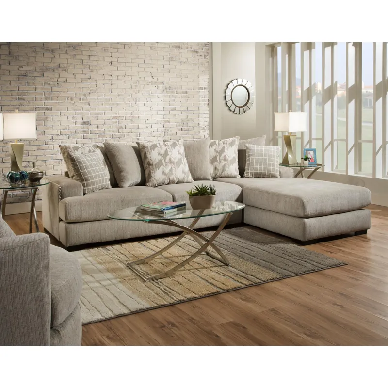 Alliance Pewter 2PC Sectional	
