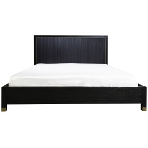 Caleb California King Bed - Onyk Oak