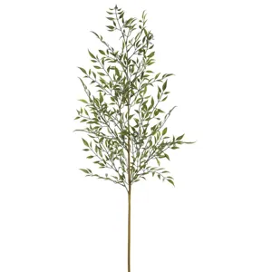 39" Mini Bamboo Leaf Spray Green