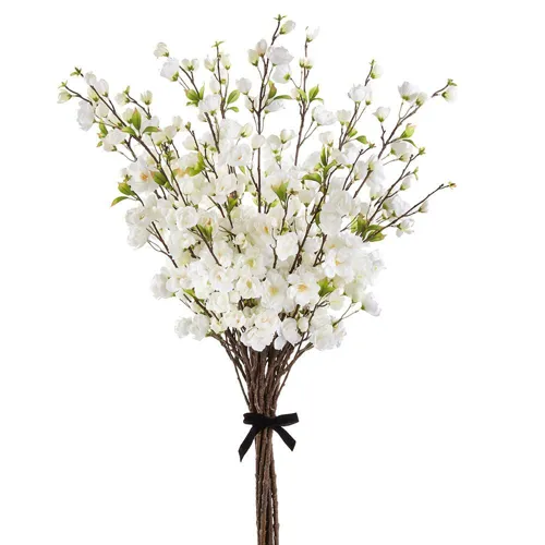 48" Cherry Blossom Bundle x9 - White