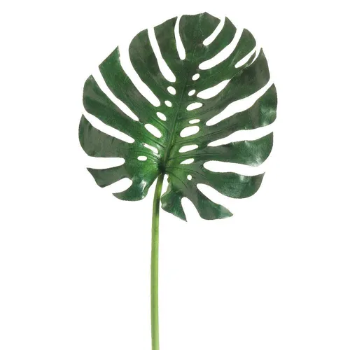 28.12" Medium Monstera Leaf Spray - Green