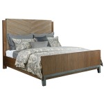AD Modern Synergy Chevron Maple Queen Bed
