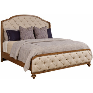Berkshire Glendale Upholstered Shelter Bed Footboard - King