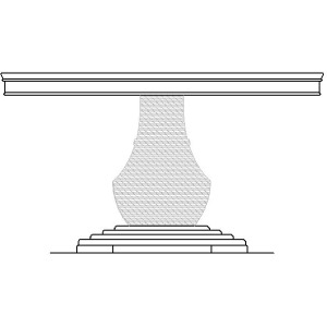 Largo Round Dining Table Top