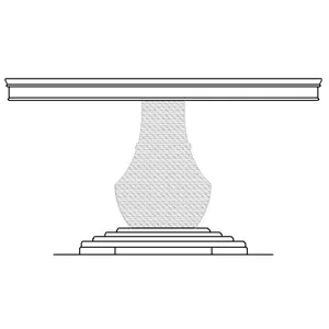 Largo Round Dining Table Top
