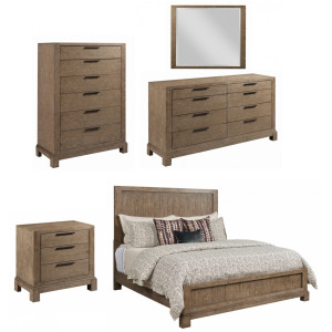 Skyline Trenton 5 PC Queen Panel Bedroom Set