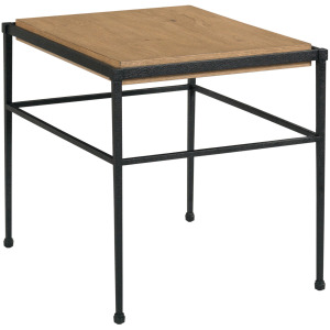Summit Metal And Wood End Table